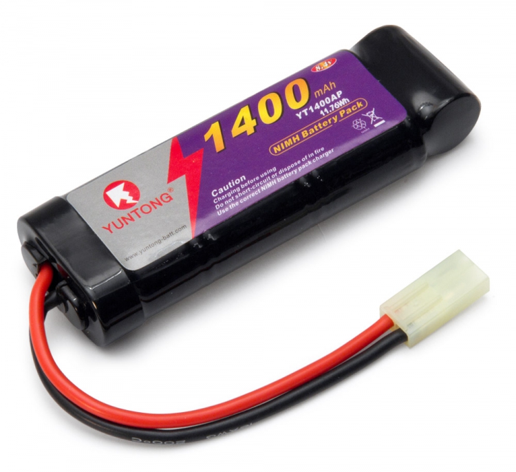 Batterie, 8,4v 1400mAh, mini-U, NiMH Batteries NiMH-Batteries